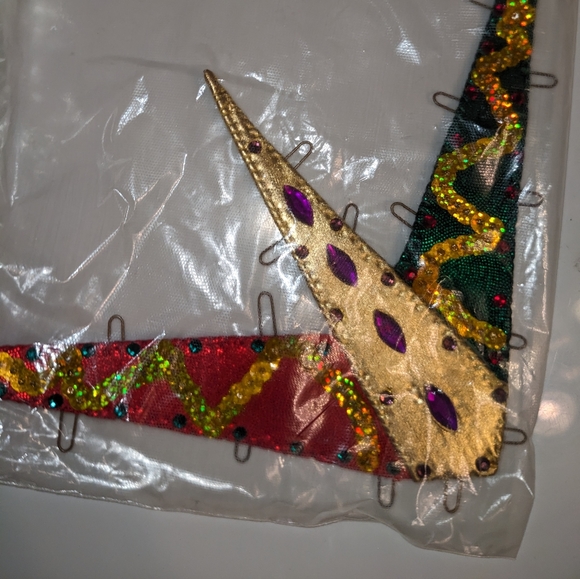 Handcrafted Artistic Swimming Circus Colors One Piece Bathing Suit Size 34/36 - Picture 9 of 9